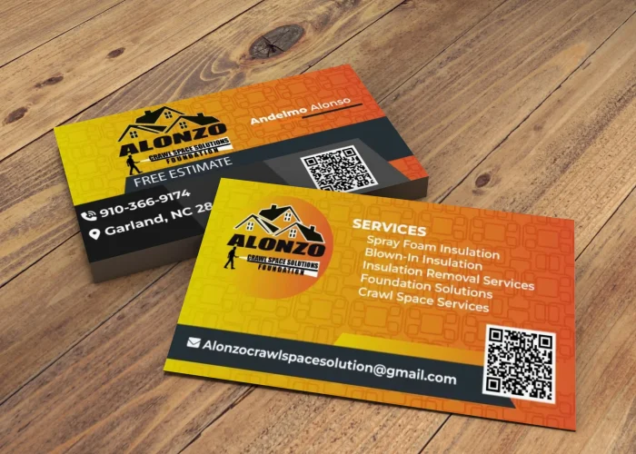 Business card and template mockup