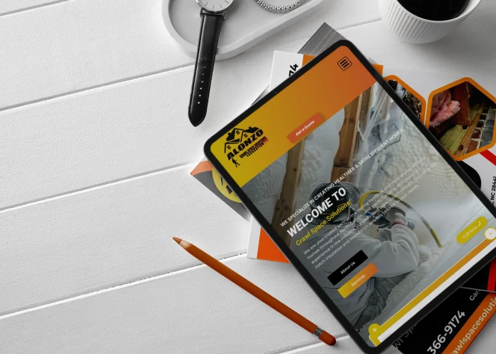 Ipad and magazine mockup design